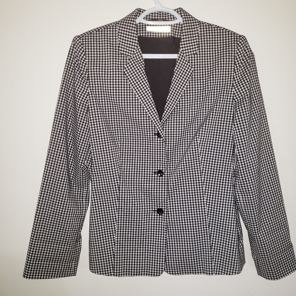 𝅺hirsch light lined houndstooth fabric. Siz… - Picture 1 of 5